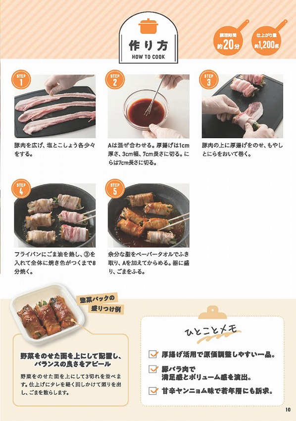 「お肉販売店向けの食肉総菜マニュアル」