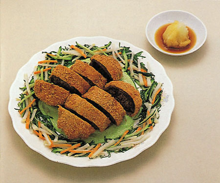 しそ風味のコンビネーションカツレツ